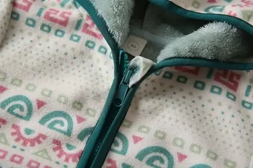 Feidoog Toddler Fleece Kurtka Chaqaloq O'g'il Bolalar Qizlar Kapüşonli Fermuar Uzun Qisma Qalin Issiq Ustki Kiyim - 3