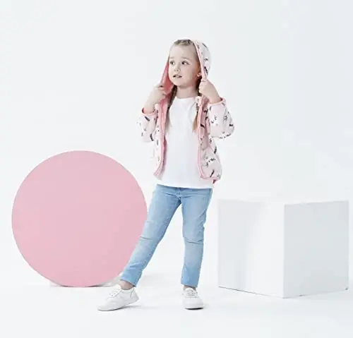 Feidoog Toddler Fleece Kurtka Chaqaloq O'g'il Bolalar Qizlar Kapüşonlu Fermuar Uzun Yengli Qalin Issiq Ustki Kiyim - MODAZONE (1)