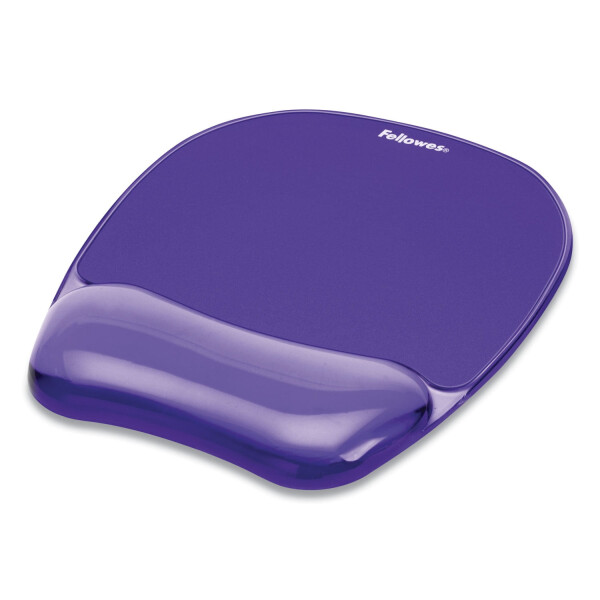 Fellowes Gel Kristalleri Mouse Pad Bilek Desteğiyle, 7.87 x 9.18, Mor - 6