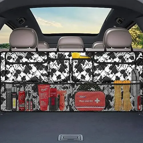 Femuar Car Trunk Organizer,Large Capacity Backseat Trunk Organizer(42