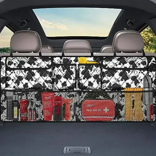 Femuar Car Trunk Organizer,Large Capacity Backseat Trunk Organizer(42