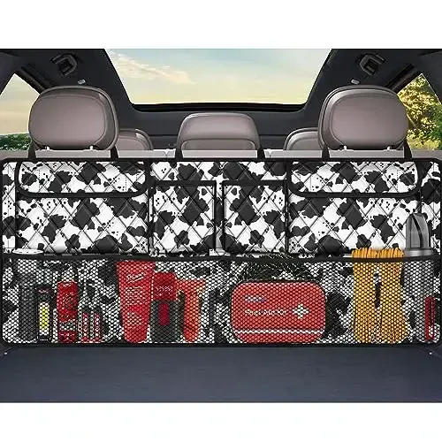 Femuar Car Trunk Organizer,Katta sig‘imli orqa o‘rindiqli yukxona tashkilotchisi(42