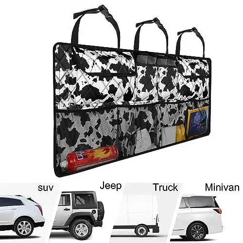 Femuar Car Trunk Organizer,Katta sig‘imli orqa o‘rindiqli yukxona tashkilotchisi(42