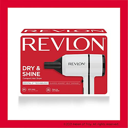 Фен Revlon Crystal C + Ceramic Compact | Длительный блеск и меньше пушистости - 6