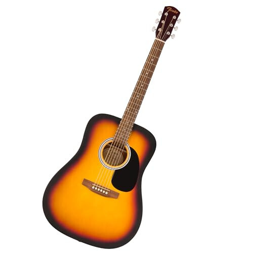 Fender FA-25 Dreadnought Akustik Gitara, Boshlanuvchilar uchun Gitara, 2 Yillik Kafolat bilan, Bepul Darslarni O'z ichiga oladi, Sunburst - 1