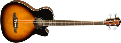 Fender FA-450CE Acoustic Bass, with 2-Year Warranty Sunburst, Laurel Fingerboard - 3