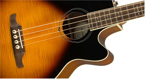 Fender FA-450CE Acoustic Bass, with 2-Year Warranty Sunburst, Laurel Fingerboard - 4