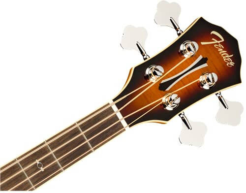 Fender FA-450CE Akustik Bas, 2 Yillik Kafolat bilan, Sunburst, Lavr Grifi - 6