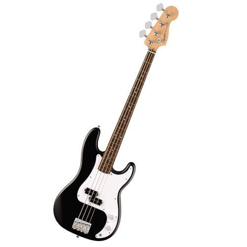 Fender Squier Debut Serisi Precision Bass Gitaryasi, Boshlang‘ich Gitaryasi, 2 Yillik Kafolatli, Bepul Darslarni O‘z Ichiga Olgan, Qora Mat Qoplamali - 1