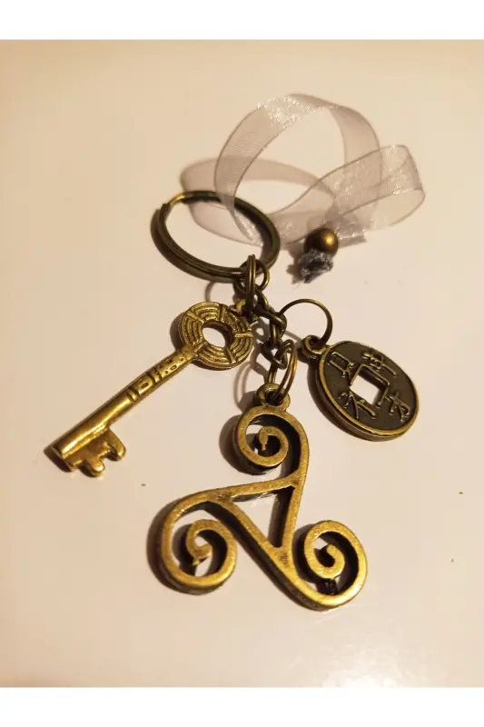 Feng Shui Symbol Triskelion Luck Key Teen Wol - 2
