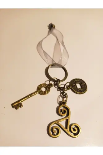 Feng Shui Symbol Triskelion Luck Key Teen Wol - 3