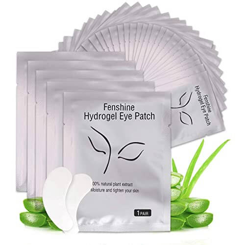 Fenshine 200 Pairs Eyelash Extension Eye Pads Lint Free Hydrogel Eye Patches Professional Under Eye Gel Pads for Lash Extensions Supplies - 1