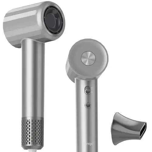 FENTGO Negative Ionic High Speed Hair Dryer, Professional Brushless Blow Dryer for Fast Drying, 2 Speeds & 4 Temps Thermo-Control, Lightweight & Quiet Hairdryer for Home & Travel - 1