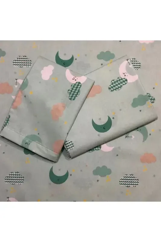 Fermuarli chaqaloq choyshablari to'plami - yashil - 3