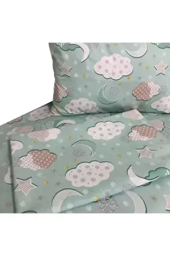 Fermuarli chaqaloq choyshablari to'plami - Yashil - 1