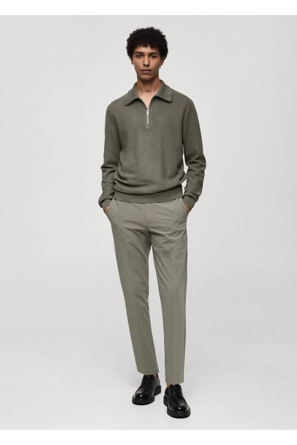 Fermuarlı Faer Ayrlend Ýëgizza Tuğlu Sweeter - 2