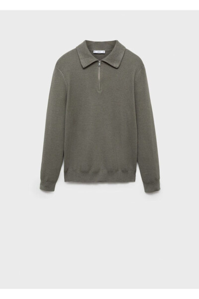 Fermuarlı Faer Ayrlend Ýëgizza Tuğlu Sweeter - 3