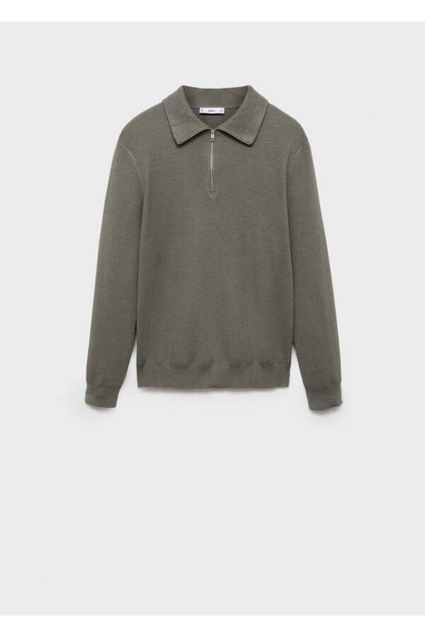 Fermuarlı Faer Ayrlend Ýëgizza Tuğlu Sweeter - 3