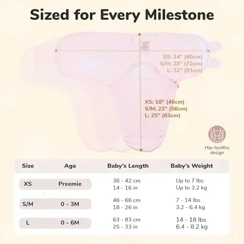 Mama Cheetah Baby Swaddle Blanket with Zipper, Newborn Swaddle Sack, Baby Swaddles Sleep Sack 0-3 Months, Baby Swaddle Wrap for Baby Boy & Girl, 3-Pack - 4