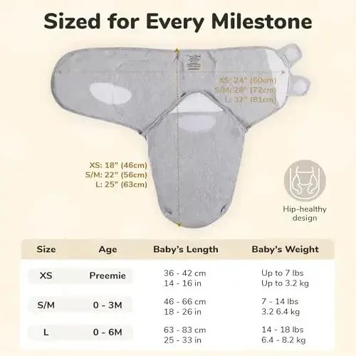 Mama Cheetah Baby Swaddle Blanket with Zipper, Newborn Swaddle Sack, Baby Swaddling Sleep Sack 3-6 Months for Baby Boy & Girl, 3-Pack - 6