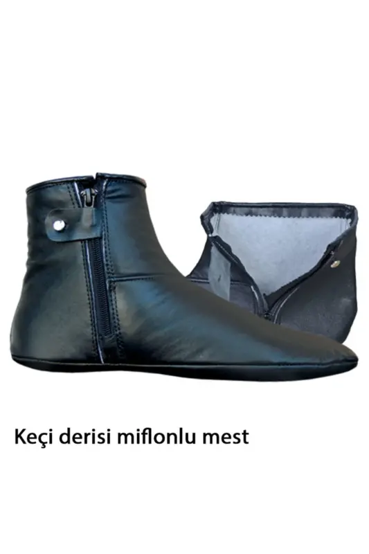 Mest Koyun Derisi Kışlık Mest. İçi Miflonlu Fermuarlı Mest - 2