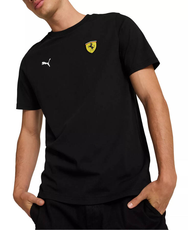 Ferrari Erkek Logo Tişörtü Puma Siyah - 1