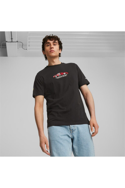 Ferrari Race Graphic Tee 1 BLACK Men's T-Shirt - 1