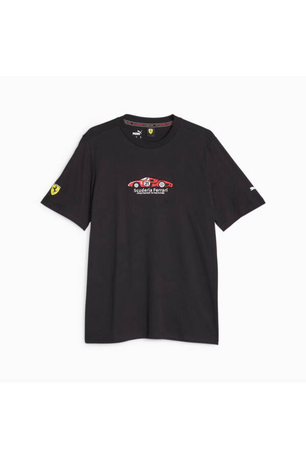 Ferrari Race Graphic Tee 1 BLACK Men's T-Shirt - 6