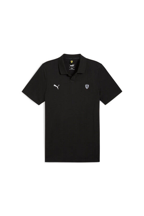 Ferrari Style Polo Jacquard Men's T-shirt - 1