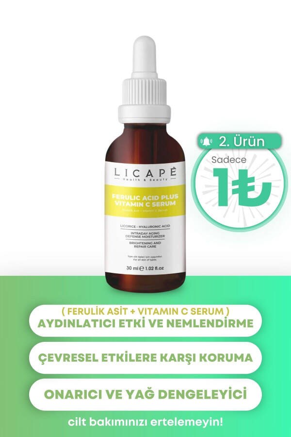 Ferulik Asit ve C Vitamini Serum 30ml - 10