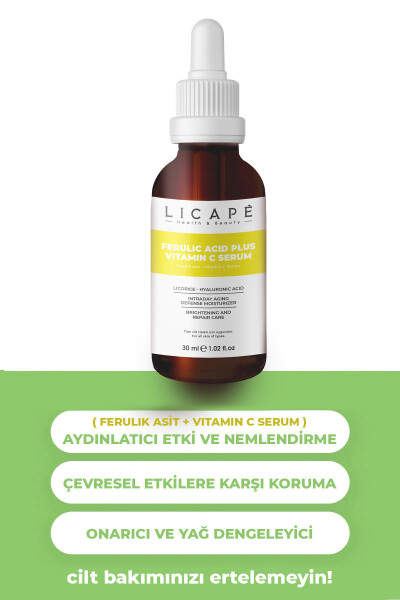 Ferulik kislota va C vitamini serumi 30ml - 12