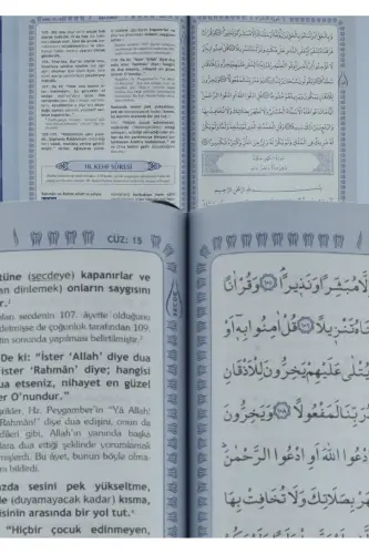 Feyzü'l Furkan Kur'ân-ı Kerîm Va Tafsirli Ma'ali Lacivert(O'RTA BO'Y-KURANI KERİM VA MA'AL-JILTLI) - 8