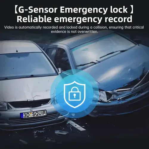 FFN Dash Cam Oldin va Orqa, 4K WiFi & GPS li Dash Cam, Avtomobil uchun Dash Kamera, APP li Dashcam, G-Sensorli Avtomobil Kamerasi, Kechasi Ko'rish, WDR, Tsiklik Yozuv, To'xtab Turish Rejimi, Bepul 32GB SD Karta - 5