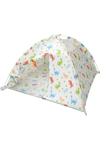 Fiberglassdan oson oʻrnatiladigan oʻyin va uyqu bolalar chodiri dinozavrli - HUPIM