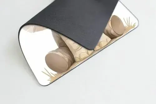 Fil (2) Sichqoncha paneli Sozlanadigan sichqoncha paneli Kompyuterlar, noutbuklar, ofis stoli aksessuarlari uchun sirpanmaydigan kauchuk taglikli sichqoncha paneli - 3