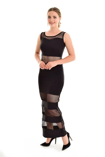 File Elbıse | Elb14653 Siyah - 2