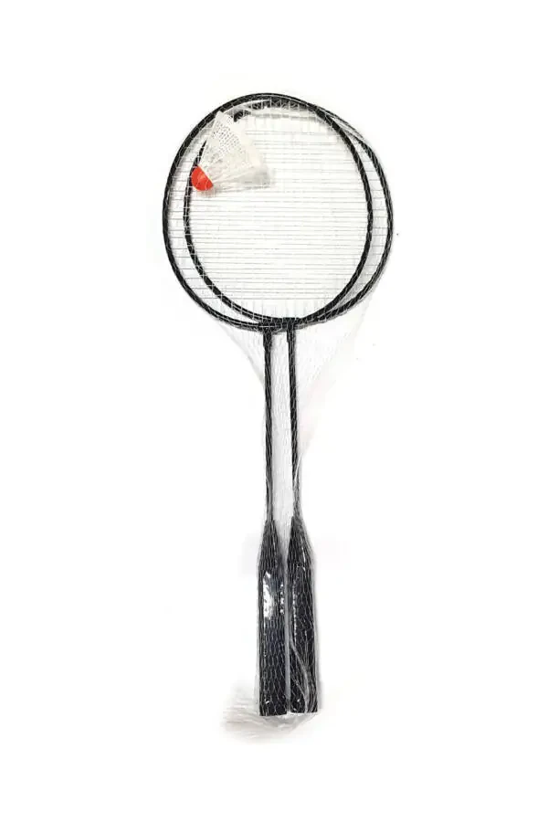 Fileli Badminton Seti 2 Raket 1 Top Badmington Seti-Renkli - 4