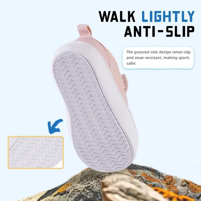 Mesh Toddler Shoes,Baby Sneakers Girls Boys, Baby Sock Shoe,Slip-On Baby Walking Shoes,Breathable Toddler Tennis Shoes,Baby Non-Slip Breathable Slippers with Soft Rubber Soles 6 9 12 18 24 Months - 5