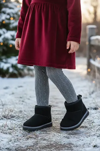 Filip Kız Çocuk Bot-Siyah - 3