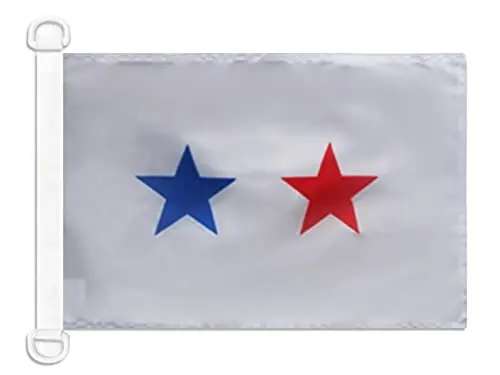 Philippines Civil Ensign NAUTICAL Flag 18'' x 12'' - Filipino merchant flags 30 x 45 cm. - Banner 12x18 in for boat - AZ FLAG 