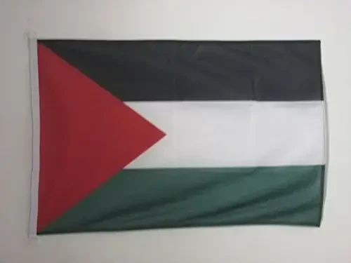 Palestine NAUTICAL Flag 18'' x 12'' - Palestinian flags 30 x 45 cm. - Banner 12x18 in for boat - AZ FLAG - 1
