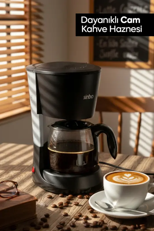 Filter Coffee Machine - Glass Carafe - Scm-2953s - Black and White Limited Edition - 1