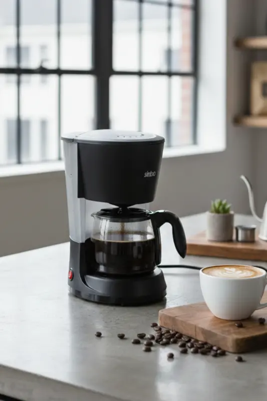 Filter Coffee Machine - Glass Carafe - Scm-2953s - Black and White Limited Edition - 5