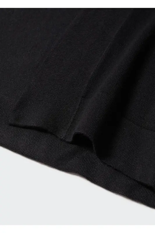 Fine knit cardigan - Black - 6