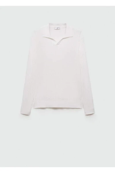 Fine line knitted polo - 3