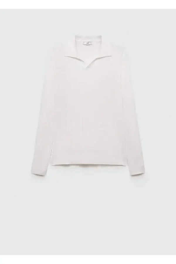 Fine line knitted polo - 3