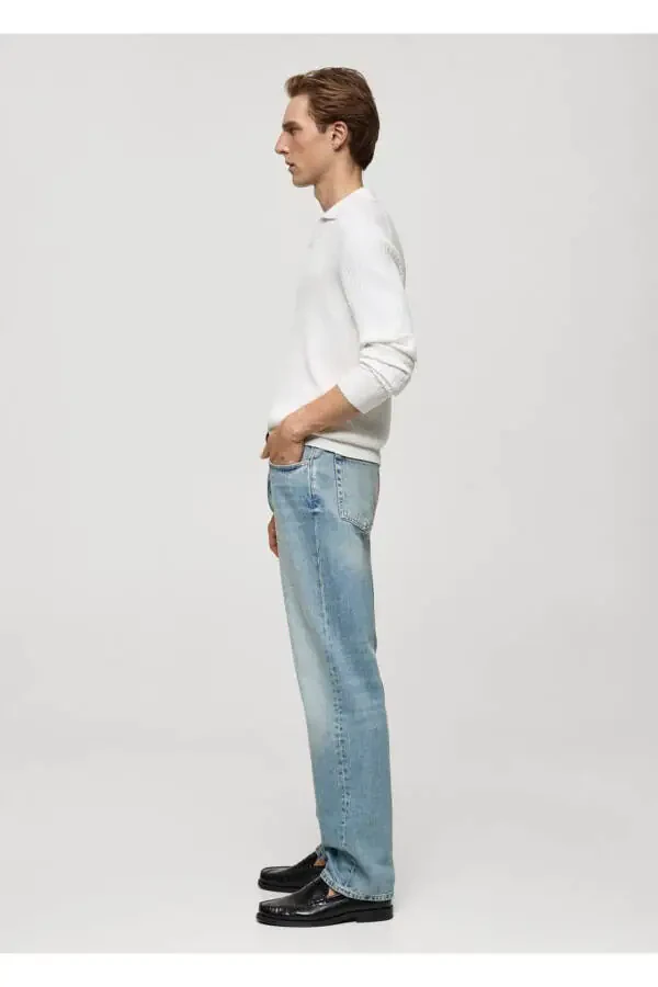 Fine line knitted polo - 6