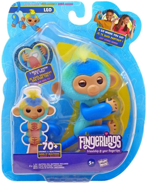 Fingerlings Фигурка обезьянки Лео - WOWWEE