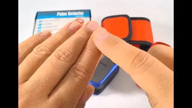 Fingertip Pulse Oximeter with Plethysmograph and Perfusion Index, include carrying case, Large OLED Digital Display Blood Oxygen Saturation Monitor Heart Rate Monitor (Blue) - 7