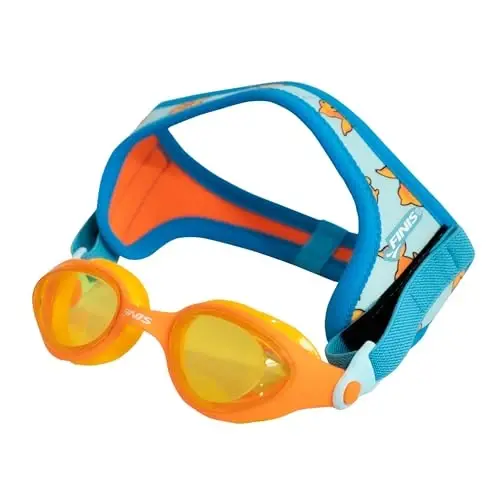 FINIS DragonFly Kids Swim Goggles - Ages 3-6, Adjustable Floating Strap, UV Protection, Anti-Fog - FINIS